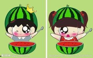 梦见吃瓜男孩图片,瓜田里的神秘男孩